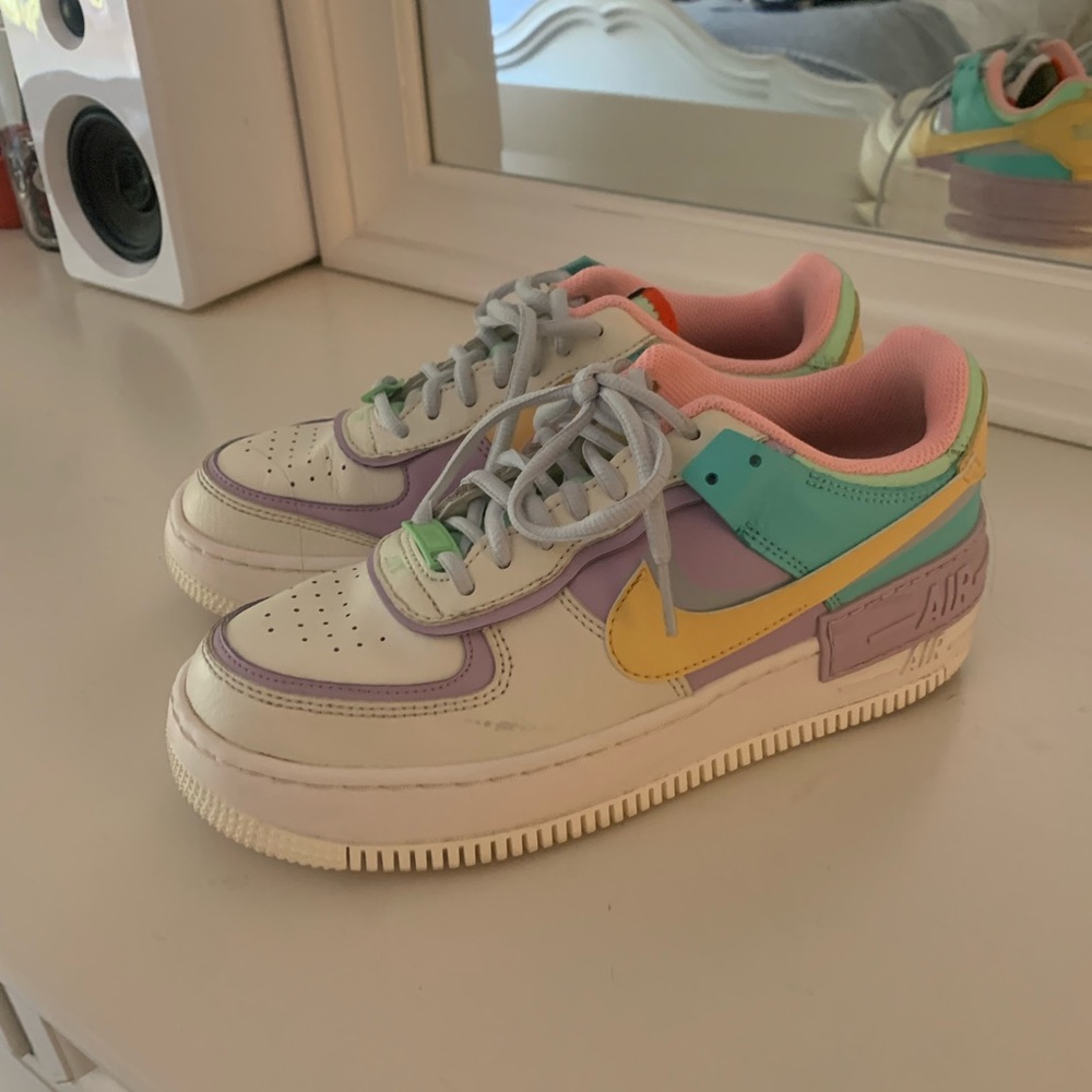 Nike Air Force One pastel shoe
